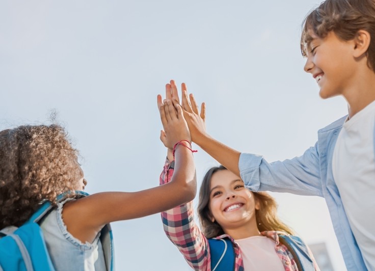 笑顔の子どもたち